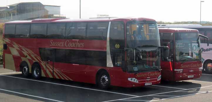 Sussex Coaches Scania K114EB Berkhof Axial JIG9768 & DAF SB3000 Van Hool TUI6946